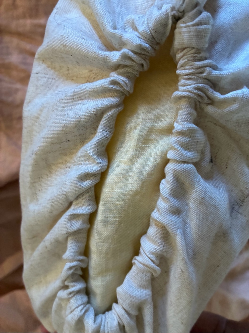 Bed Threads 100% Flax Linen FITTED sheet KING IN Limoncello - Picture 6 of 8